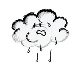 "Nohopon" of clouds sticker #3390229