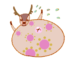 Lovely deer sticker #3390254