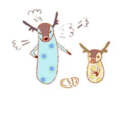 Lovely deer sticker #3390273
