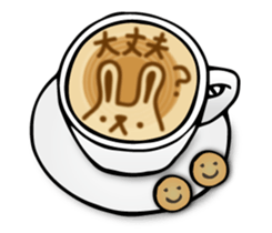 Coffee shop in town sticker #3390407