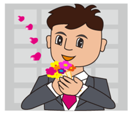 Office worker Taichi Yamada sticker #3390440