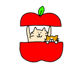 Massage cat and cat sticker #3390880