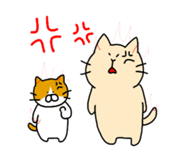 Massage cat and cat sticker #3390888