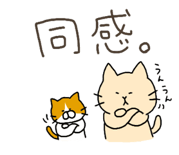 Massage cat and cat sticker #3390889