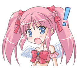 The Sticker of a fantasy "MOE" character sticker #3390901