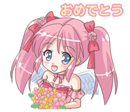 The Sticker of a fantasy "MOE" character sticker #3390904
