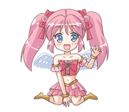 The Sticker of a fantasy "MOE" character sticker #3390905