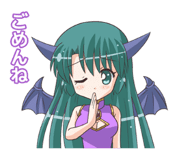 The Sticker of a fantasy "MOE" character sticker #3390911