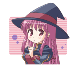 The Sticker of a fantasy "MOE" character sticker #3390921
