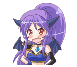 The Sticker of a fantasy "MOE" character sticker #3390928
