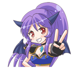 The Sticker of a fantasy "MOE" character sticker #3390929