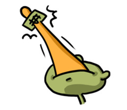 a mouth man sticker #3391093