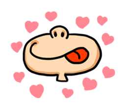 a mouth man sticker #3391096