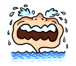 a mouth man sticker #3391124