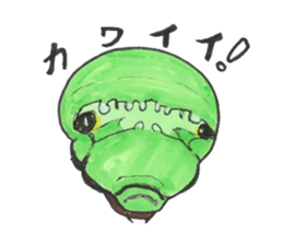 I love a green caterpillar sticker #3391372