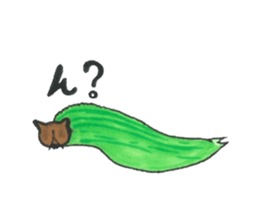 I love a green caterpillar sticker #3391391