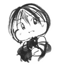 cuteblack06 sticker #3391772