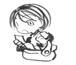 cuteblack06 sticker #3391777