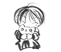 cuteblack06 sticker #3391804