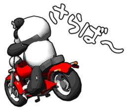 Panda Rider Sticker sticker #3392038