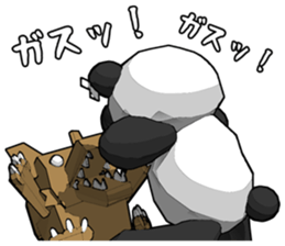 Panda Rider Sticker sticker #3392045