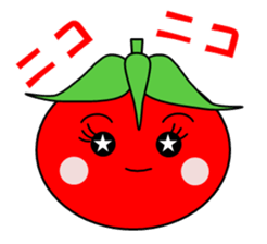Cute tomatoes sticker #3392376