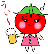 Cute tomatoes sticker #3392388