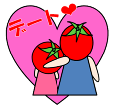 Cute tomatoes sticker #3392391