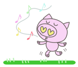 Bu-suke of the pig(English version) sticker #3392410