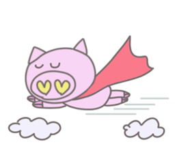 Bu-suke of the pig(English version) sticker #3392413