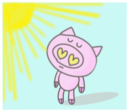 Bu-suke of the pig(English version) sticker #3392415