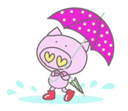 Bu-suke of the pig(English version) sticker #3392421