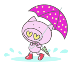 Bu-suke of the pig(English version) sticker #3392421