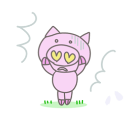 Bu-suke of the pig(English version) sticker #3392423