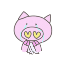 Bu-suke of the pig(English version) sticker #3392425