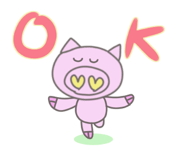 Bu-suke of the pig(English version) sticker #3392426