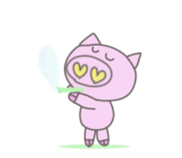 Bu-suke of the pig(English version) sticker #3392430