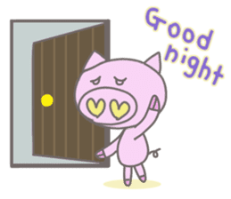 Bu-suke of the pig(English version) sticker #3392436
