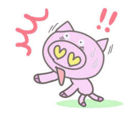 Bu-suke of the pig(English version) sticker #3392439