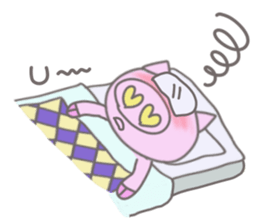 Bu-suke of the pig(English version) sticker #3392441