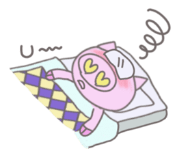Bu-suke of the pig(English version) sticker #3392441