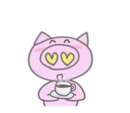 Bu-suke of the pig(English version) sticker #3392449