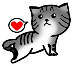 Memo, the Lovable Cat sticker #3392615