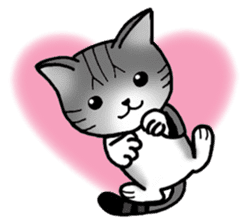 Memo, the Lovable Cat sticker #3392617