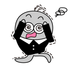 Beluga whales hilarious Family sticker #3393214