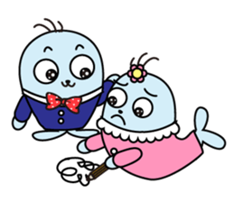 Beluga whales hilarious Family sticker #3393233