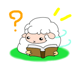 A black sheep and a white sheep sticker #3393424