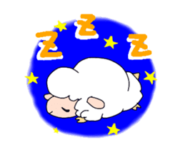 A black sheep and a white sheep sticker #3393428