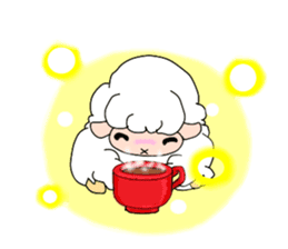 A black sheep and a white sheep sticker #3393432