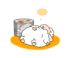 A black sheep and a white sheep sticker #3393433